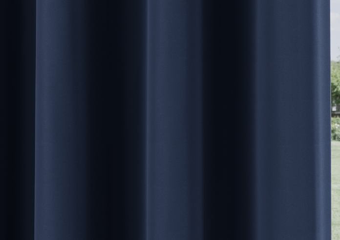 Supersoft Eyelet, Navy - Ready Made Curtains - Image 5